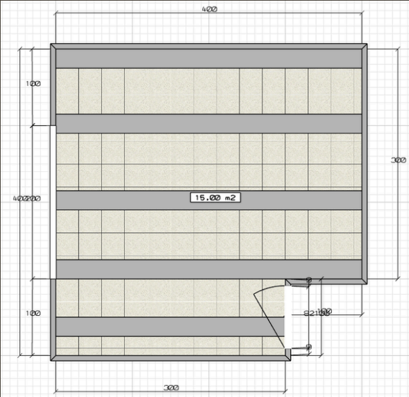 Door and window final location.