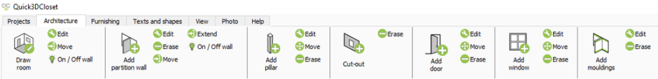 Architecture tab