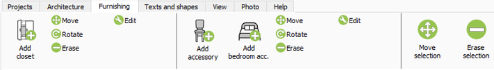 Furnishing tab