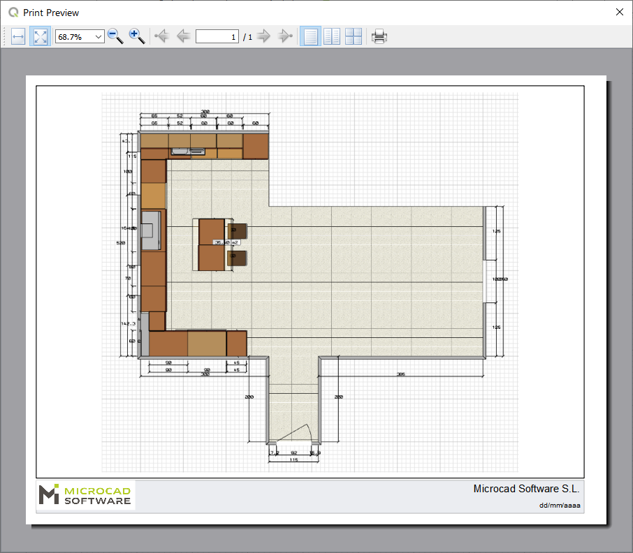 Vista previa de impresión