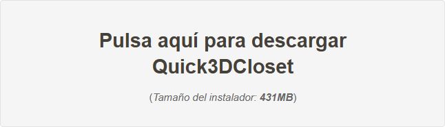Botón para descargar Quick3DCloset