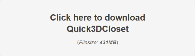 Quick3DCloset Download Button