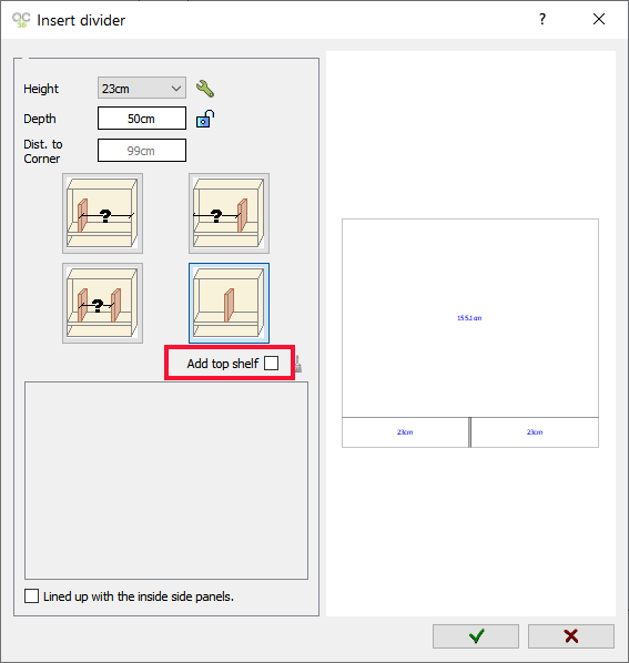Disable the 'Add top shelf' option
